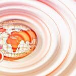 Rising temperatures, causes of global warming illustration