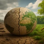 Barren land and vanished trees illustrating large-scale habitat destruction and ecological imbalance from deforestation