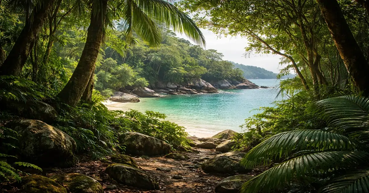 Undisturbed tropical island forest and coastal habitat vital for Nicobar Pigeon survival