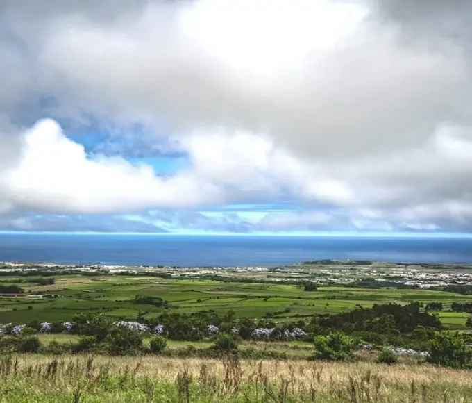 Diverse natural landscape showing forests, grasslands, and coastal ecosystems supporting biodiversity