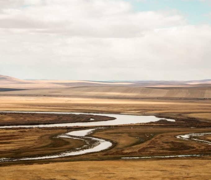 Abiotic components like sunlight, air, water, soil, and temperature in nature.