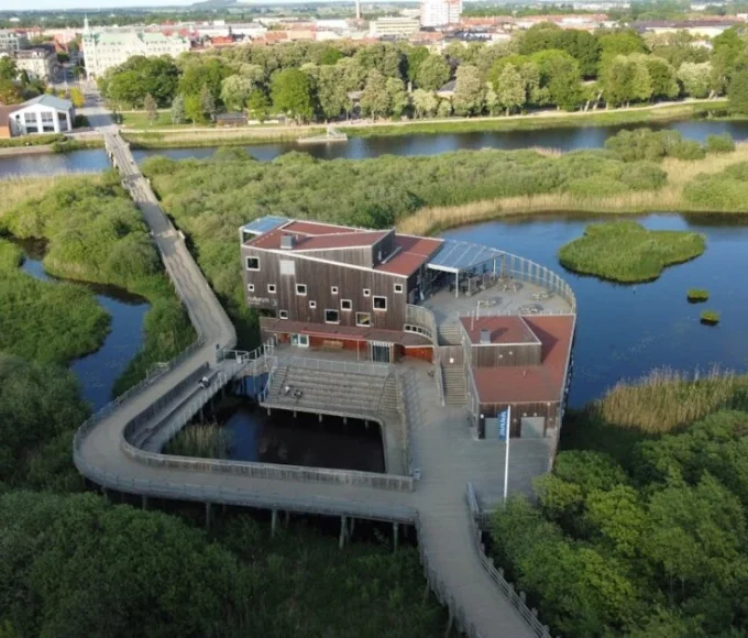 Protected natural area with diverse ecosystems, wildlife, and sustainable human activities in a biosphere reserve.